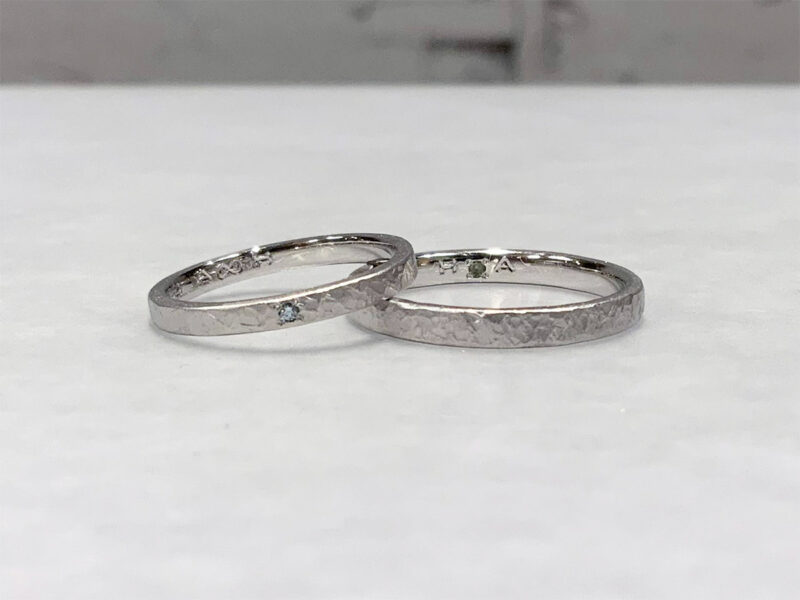 【お客様の声】氷を連想させる美しい結婚指輪